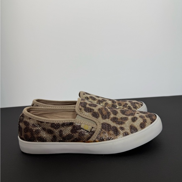 G by Guess Sparkling Leopard Print Slip-On Sneakers - Picture 1 of 6